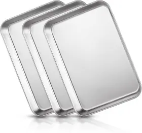 8ftftx10.43ftftx1ftstainless Laniakea 705353638251 3pcs Metal Trays Steel Tray Thickening Dental P