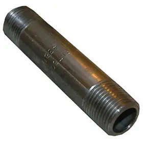 32-1711 Larsen Supply Co. Inc. 6 Pack Stainless Steel Pipe Nipple 3/8 X 4- Inch