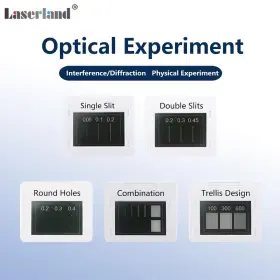 Laserlands 712201504538 Single Slit Double Slits Interference Diffraction Grating Sheet Optical Physi #2