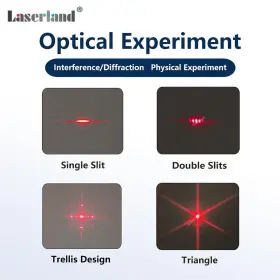 Laserlands 712201504538 Single Slit Double Slits Interference Diffraction Grating Sheet Optical Physi #3