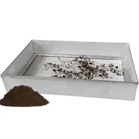 Sifter022 Lasvial Large Steel Soil Sifter 17.5 X 12.5 Inches Dirt Rock Compost S