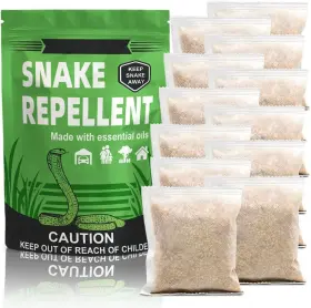 Snake-12p Lebmp Snake Repellent For Yard Powerful Snakes Away 1.5 Ounce Pack Of 12