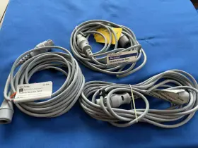 896004021 Lifesciences Px1800 Edwards Truwave Reusable Cables # Lot Of 3