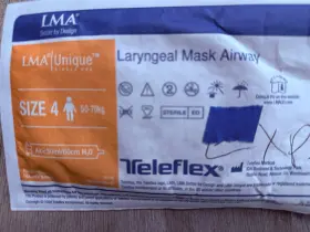 Alaa040su Lma Unique Airway Single Use Laryngeal Mask Size 4 Ref Exp 4/24 #2