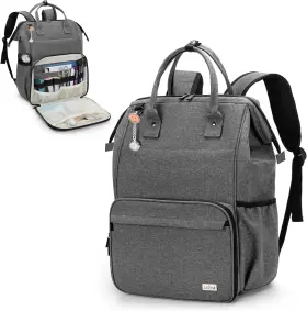 02501 Lodrid Nurse Bag Heavy Duty Work Backpack For Men And Women Grey