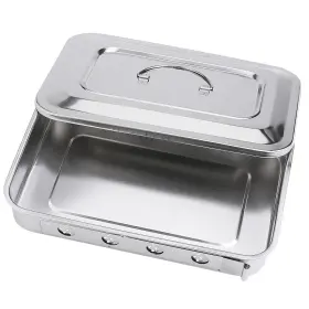 Lvchen 761989656823 201 Stainless Steel Surgical Tray - Professional Dental Instrument Medic