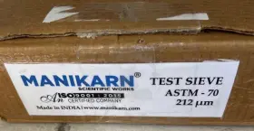 Manikarn-2551002an Manikarn 8 Inch Test Sieve 70 Astm No.212 Stainless Steel Lab For Soil Sand Analysis