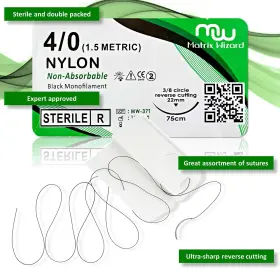 Var2.0 Matrix Wizard Mixed Sterile Sutures Thread With Needle 32pk 2-0 3-0 4-0 Non-absorbab #3