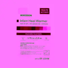 Mckesson 612479153431 Infant Heel Warmer 3 X 5 Inch Box Of 25