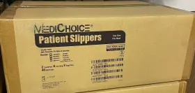Slp12dyb Medichoice Zslp6pu Yellow Double Tread Patient Slippers One Size 48 Pairs/case