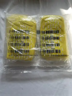 Zslp6yu Medichoice Yellow Double Tread Patient Slippers 6 Pairs New One Size
