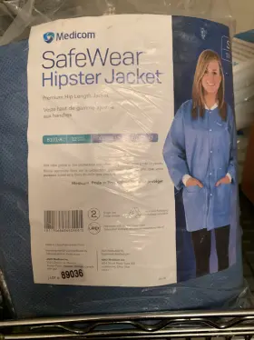 8101-a Medicom 8104-c Safe Wear Hipster Jacket 8101-a. Deep Blue Small - 12 / Pk