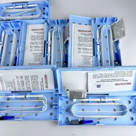 Pv100122 Medistim Vascular Probe With Sterilization Case Lot Of 8 #2