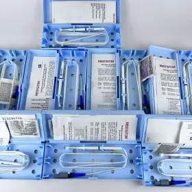 Pv100122 Medistim Vascular Probe With Sterilization Case Lot Of 8 #3