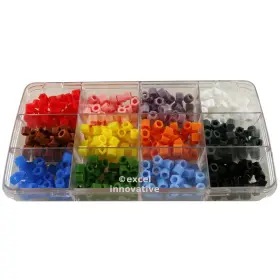 Medixplus 758736038667 Kit Of Silicone Color Bands For Instruments Identification 12 Assorted Colors In