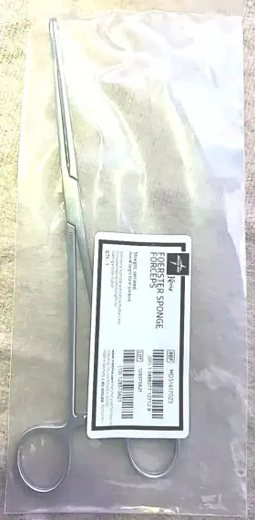 1617025 Medline Konig Foerster Sponge Forceps