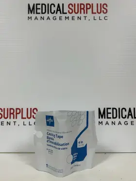 Ct44bwht Medline Fiberglass Casting Tape 4 Inch X4yd Case Of 10