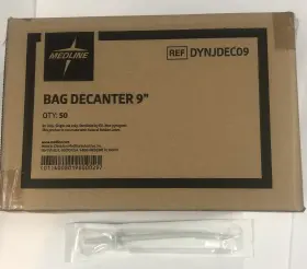 Dynjdec09 Medline Decanter 9 In Sealed Irrigation Fluid Sterile Transfer 50 Count