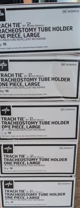 Hcs597la Medline Trach Tie Tube Holder One Piece Part Large Ref 50 Total Ties