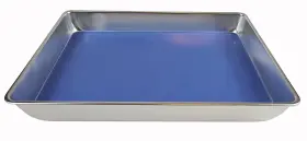 Nonlv350xl Medline Dissecting Pan Aluminum With Plastisol Pad Size 11x7.5x1.5 Inches