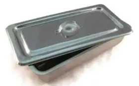 Md-49595 Medtool Tools Medical Instruments Tray With Lid 12x8x2 Stainless Steel