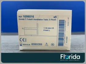 1056016 Medtronic New Box Of 5 Ref Goode T-tube Ventilation Tube C-flex