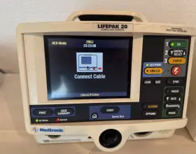 3202487-015 Medtronic Lifepk 20 Biphasic 3 Lead Ecg Pacing Analyze Monitor