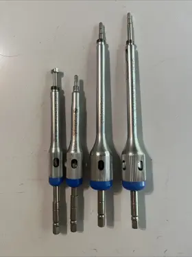 X0808199 Medtronic 7486281 Lot Of 4 - Sofamor Danek Screwdrivers 7486109 7485250
