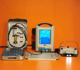 Em800 Medtronic Midas Rex Electric Mr8 Set With Attachments And Ipc Foot-switch