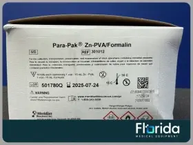 301012 Meridian Diagnostics New Box Of 10x Para-pak Fixative Transport System Zinc-pva/ Formalin 10% 15ml