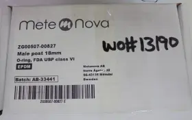 Zg00507-00827 Mete Nova Male Post 18mm O-ring Fda Usp Class Vi