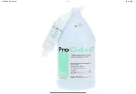 10-2860 Metrex Procide-d 2.5% Glutaraldehyde - 1 Gallon With Activator Exp 09/2025