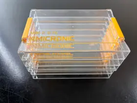M96-2 Micronic 0.75 96-place Racks For .75ml Individually Barcoded Set Of 5