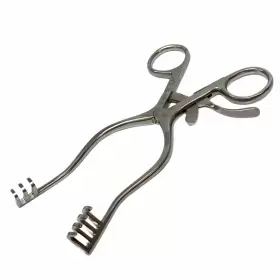 11-534 Miltex Ref Volkmann Hand Held Retractor 4 Prong Sharp 8-1/4 Inch