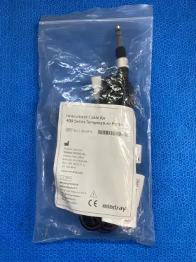 0012-00-0975 Mindray Instrument Cable For 400 Series Temperature Probe Ref New
