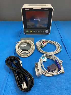 6104f-pa00003 Mindray Passport 8 With Nellcor Oximax Spo2 Ecg Nibp Temp Printer Accessories #2