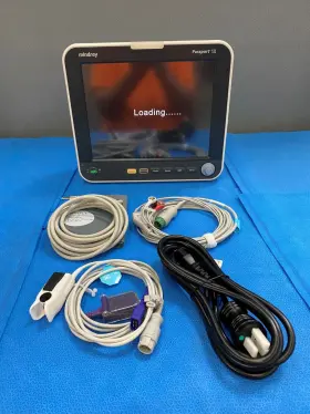 6105f-pa00007 Mindray Passport 12 With Nellcor Oximax Spo2 Ecg Nibp Temp Printer Accessories #2