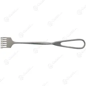 605506 Misdom-frank X Volkman Retractor 8-1/2in 6 Prong Blunt