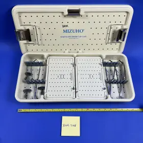 07-944-44 Mizuho Sugita Neuro Aneurysm Clip Case With Appliers And Clips