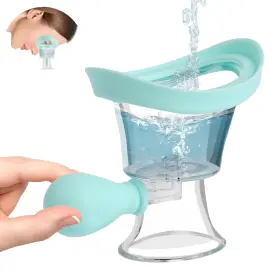553504 Mozeat Lens Eye Wash Kit Silicon Cup Cleaner Supplies Manual Air Pressure