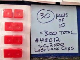 Sc2000 Mulit-ad 41812 Multi-ad 418012 Luer Lock Caps Set Of 300 Exp 2026 Sealed Free Ship