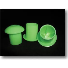 14640-138-3 Mutual Industries No 3-no 9 Standard Rebar Safety Cap Lime 500 Ct