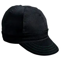 00250-00000-7375 Mutual Industries 764083250072 Kromer Black Welder Cap Cotton Length 5 Inch Width 6