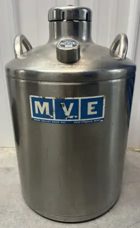 A360s Mve A300s Liquid Nitrogen Dewar Stainless Steel Cryogenic Tank 22 Inch X14