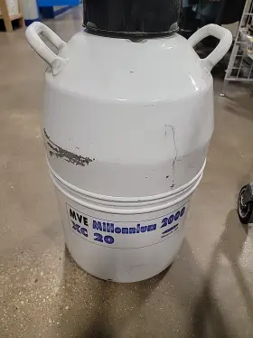 Xc20 Mve Xc20/3v Chart Inc Liquid Nitrogen Cryoshipper