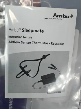 814900-100 Natus Ambu Sleepmate Thermistor Airflow With Safety Pins Ref# New