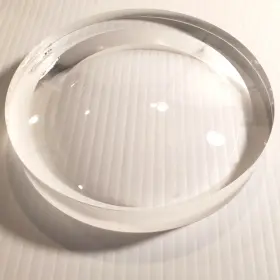 Baf2 Nds Large Barium Fluoride Ir Concave Convex Optic 127mm Lens New 2nd Quality