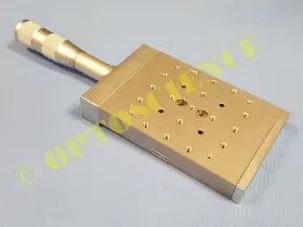 Umr12.80 Newport Linear Translation Stage With Bm32.80 Micrometer 80mm Range