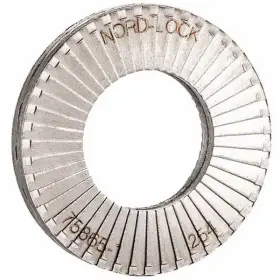 1597 Nord-lock Wedge Washer For Screw Size 1 In Steel Plain