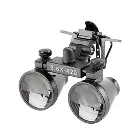 Nski 792057376268 Magnifying Loupes 3.5x 420mm Binocular Optical Glasses Magnifier With Clear